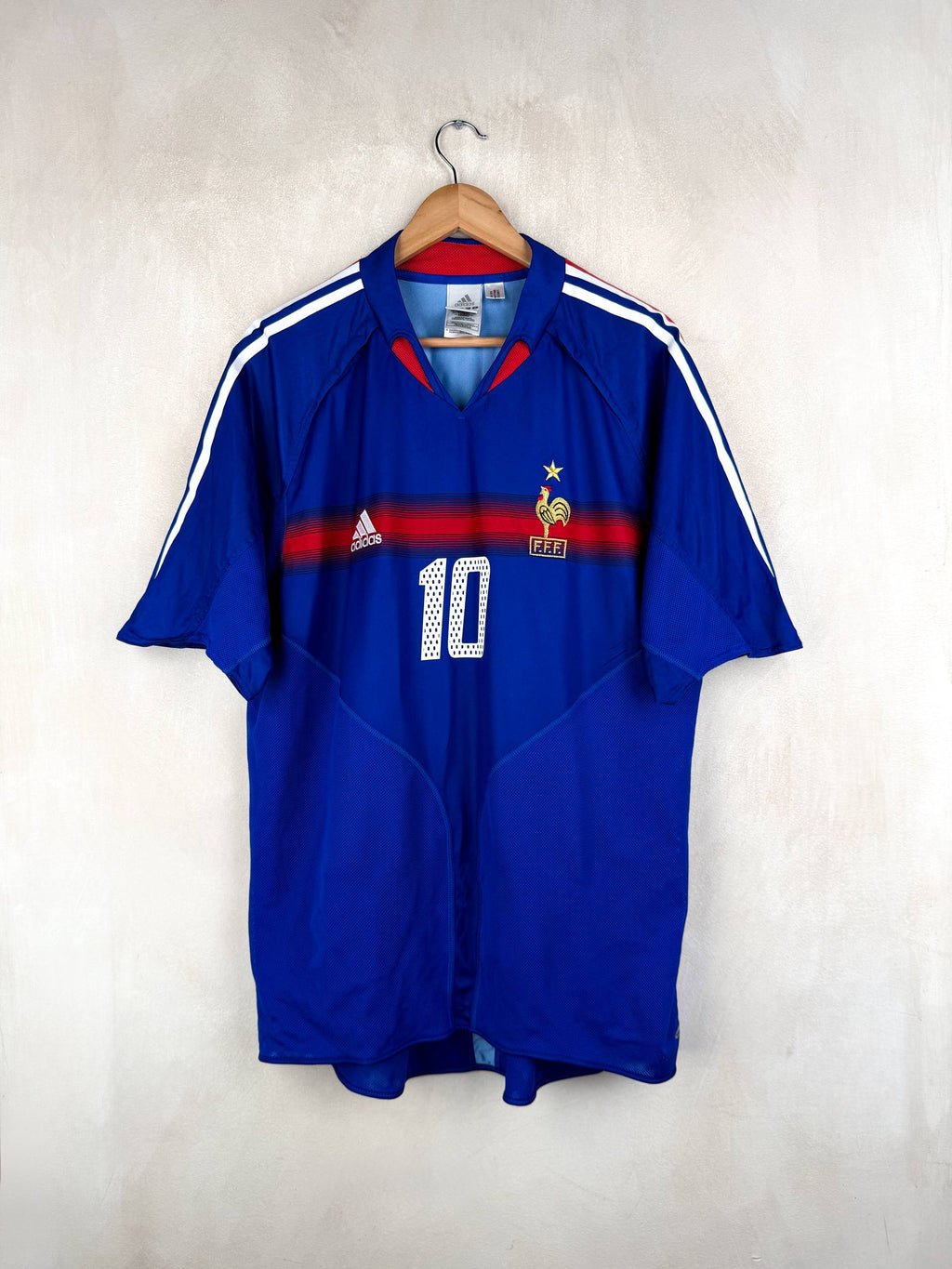 FRANCE 2004/2006 HOME SHIRT #10 ZIDANE [XL]