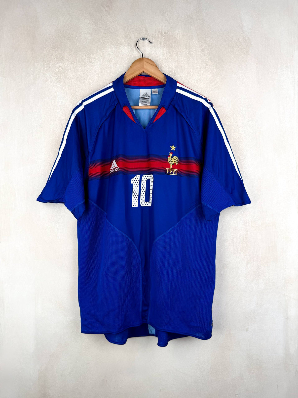 FRANCE 2004/2006 HOME SHIRT #10 ZIDANE [XL]
