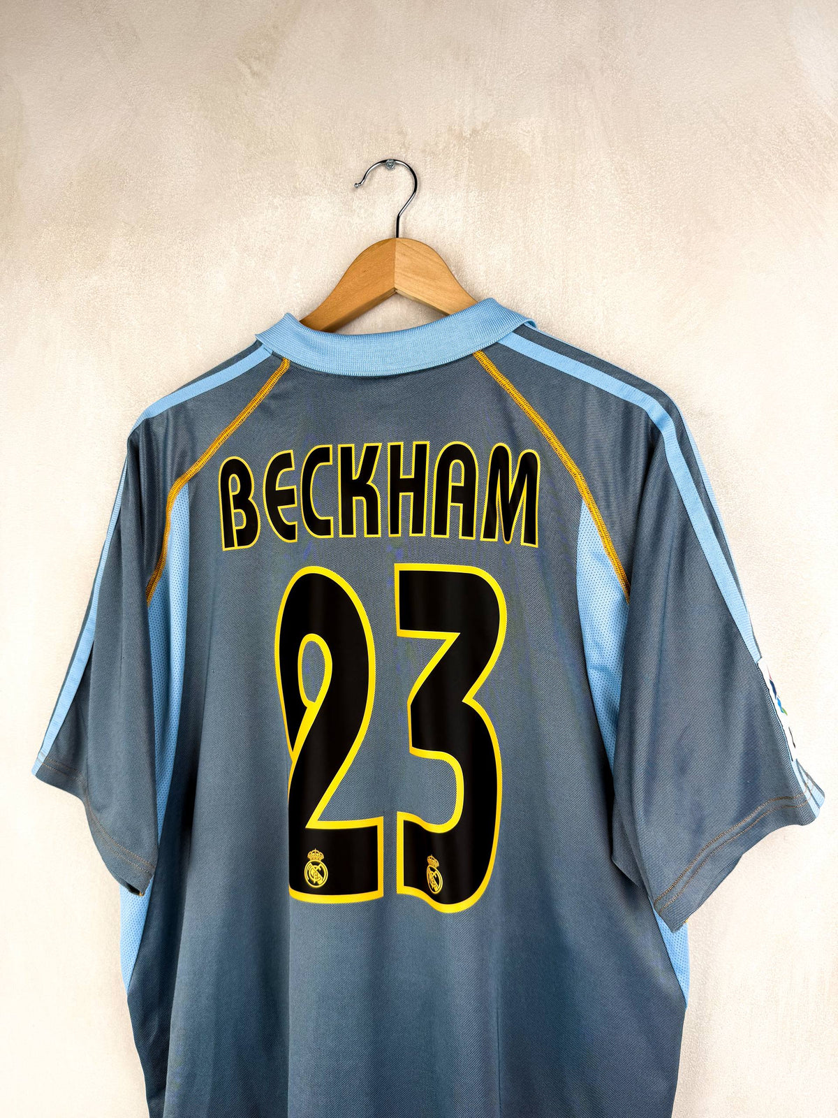 REAL MADRID 2003/2004 THIRD SHIRT #23 BECKHAM [L]