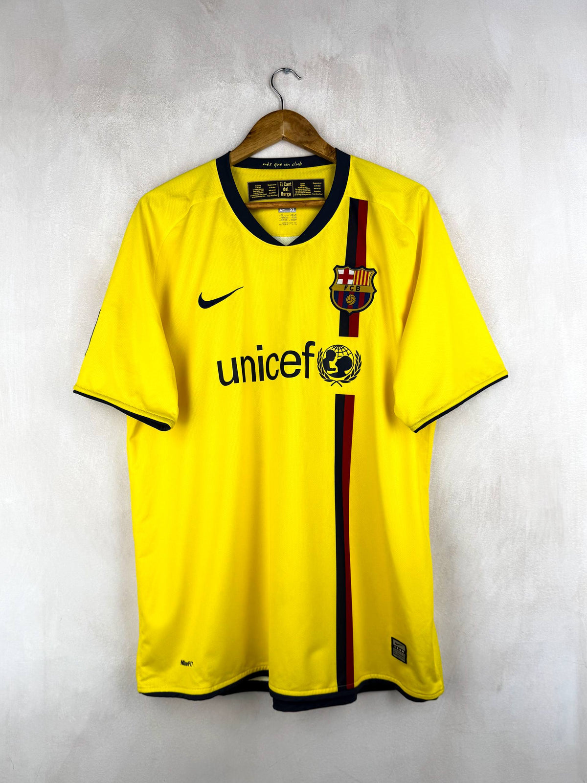 BARCELONA 2008/2009 AWAY SHIRT #10 MESSI [XL]