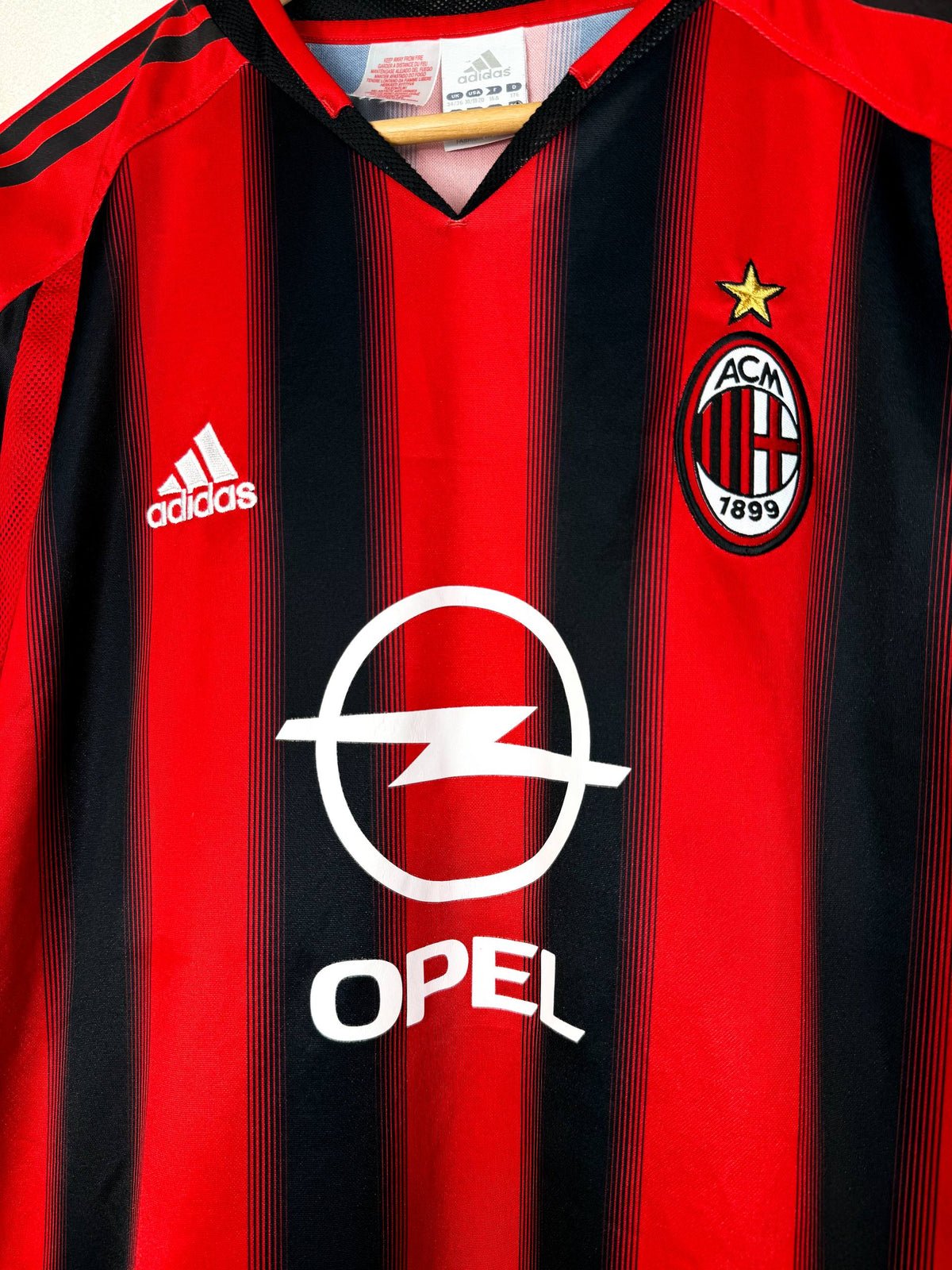 AC MILAN 2004/2005 HOME SHIRT #7 SHEVCHENKO [S - 34/36'']