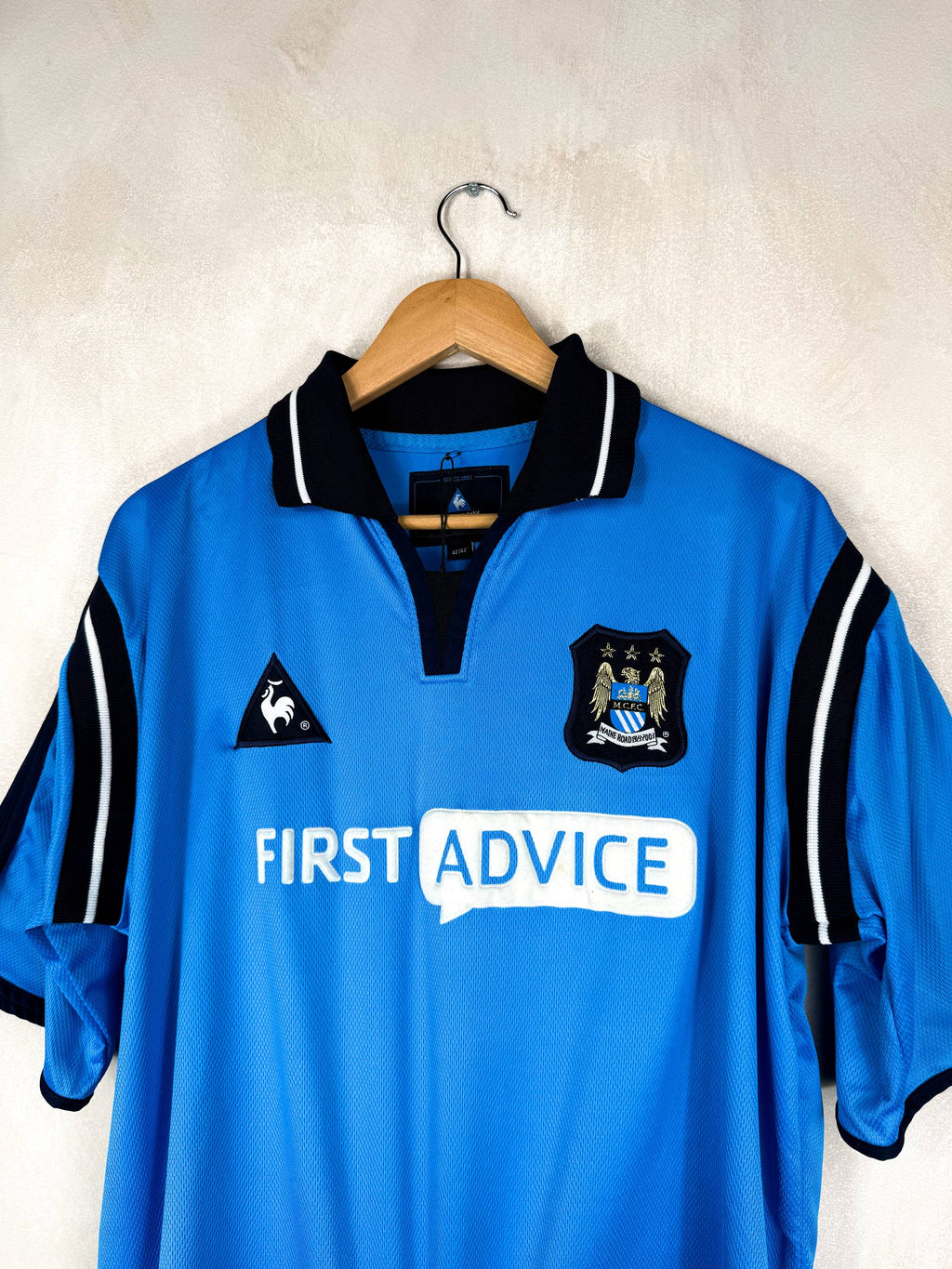 MANCHESTER CITY 2002/2003 HOME SHIRT #15 HAALAND [L]