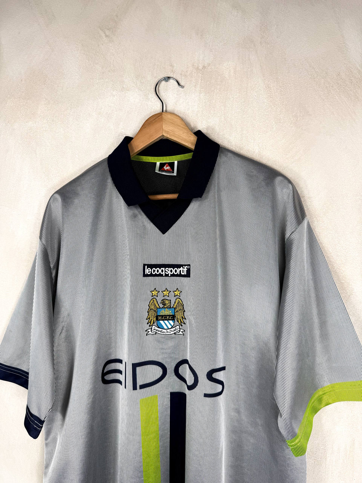 MANCHESTER CITY 2000/2002 AWAY SHIRT #15 HAALAND [XL]
