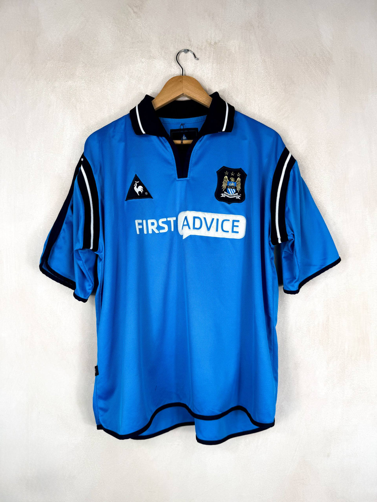 MANCHESTER CITY 2002/2003 HOME SHIRT #15 HAALAND [L]