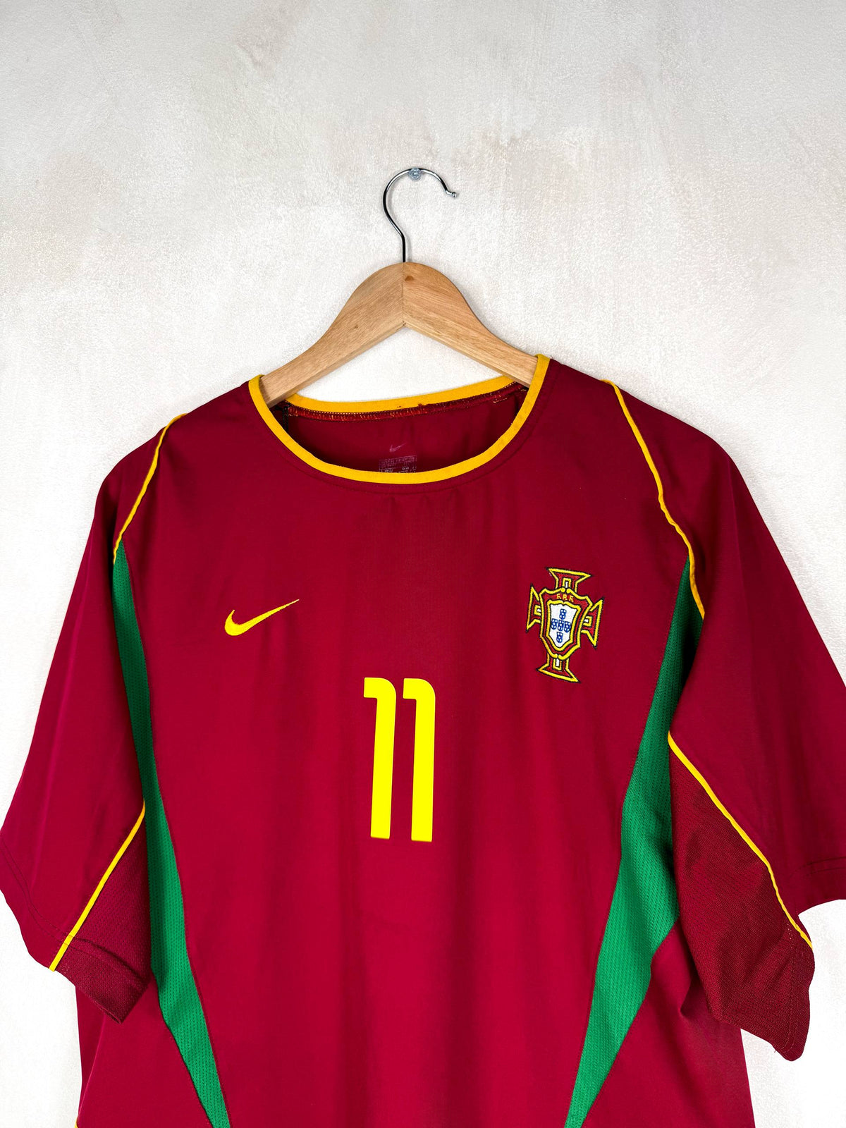 PORTUGAL 2002/2004 HOME SHIRT #11 C.RONALDO [M]