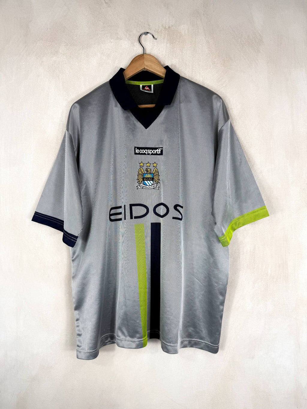MANCHESTER CITY 2000/2002 AWAY SHIRT #15 HAALAND [XL]