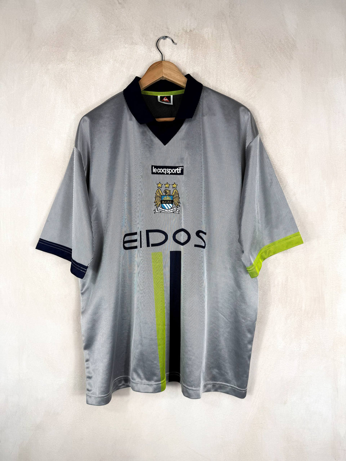 MANCHESTER CITY 2000/2002 AWAY SHIRT #15 HAALAND [XL]