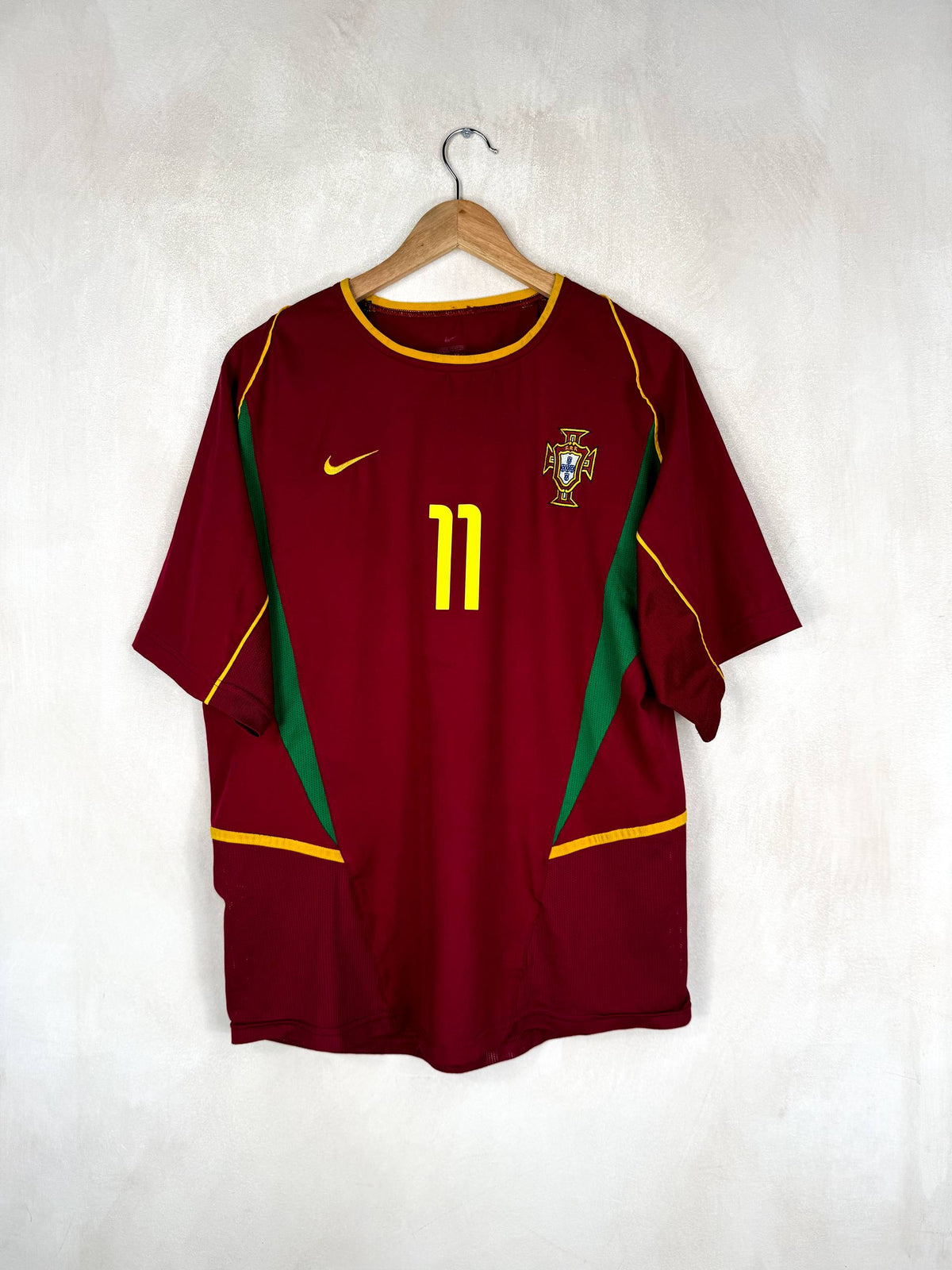 PORTUGAL 2002/2004 HOME SHIRT #11 C.RONALDO [M]