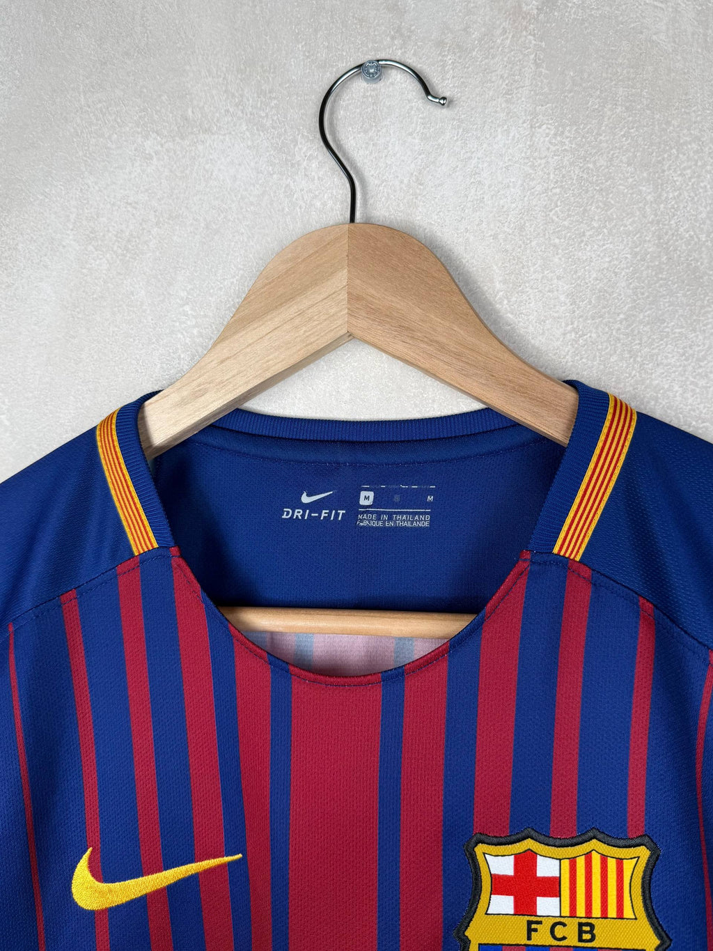 BARCELONA 2017/2018 HOME SHIRT #9 SUAREZ [M]