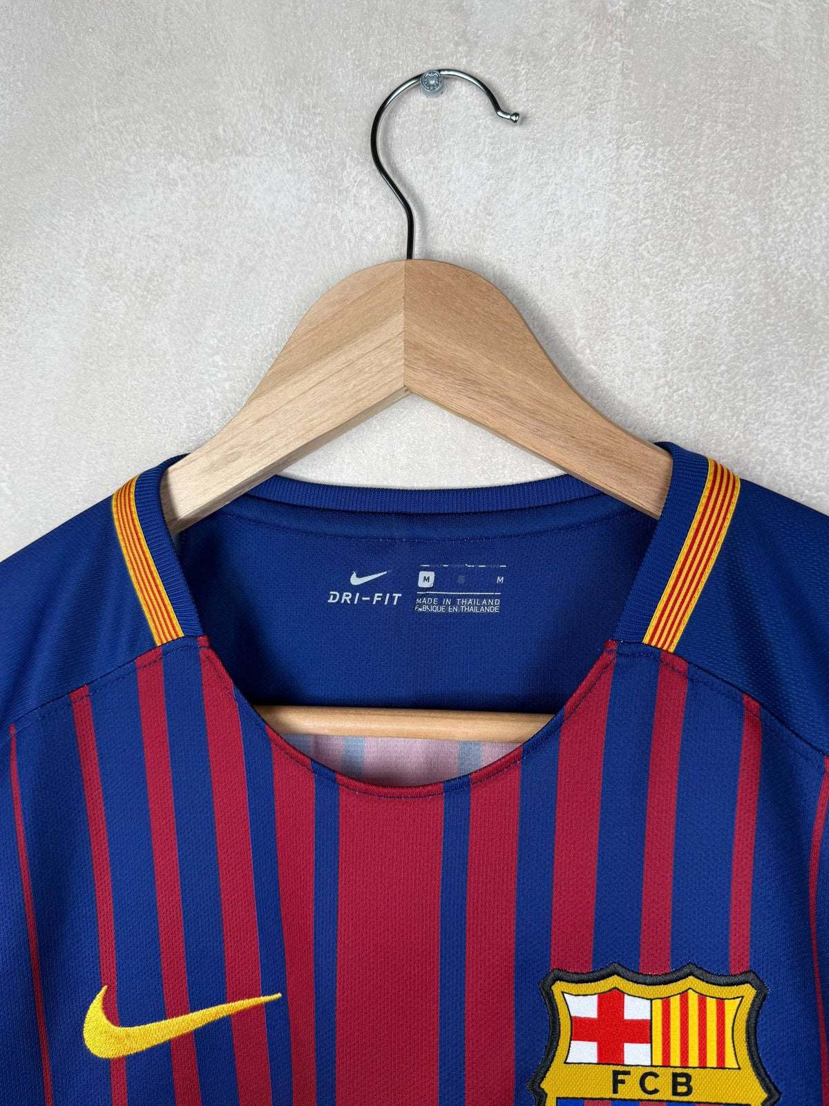 BARCELONA 2017/2018 HOME SHIRT #9 SUAREZ [M]