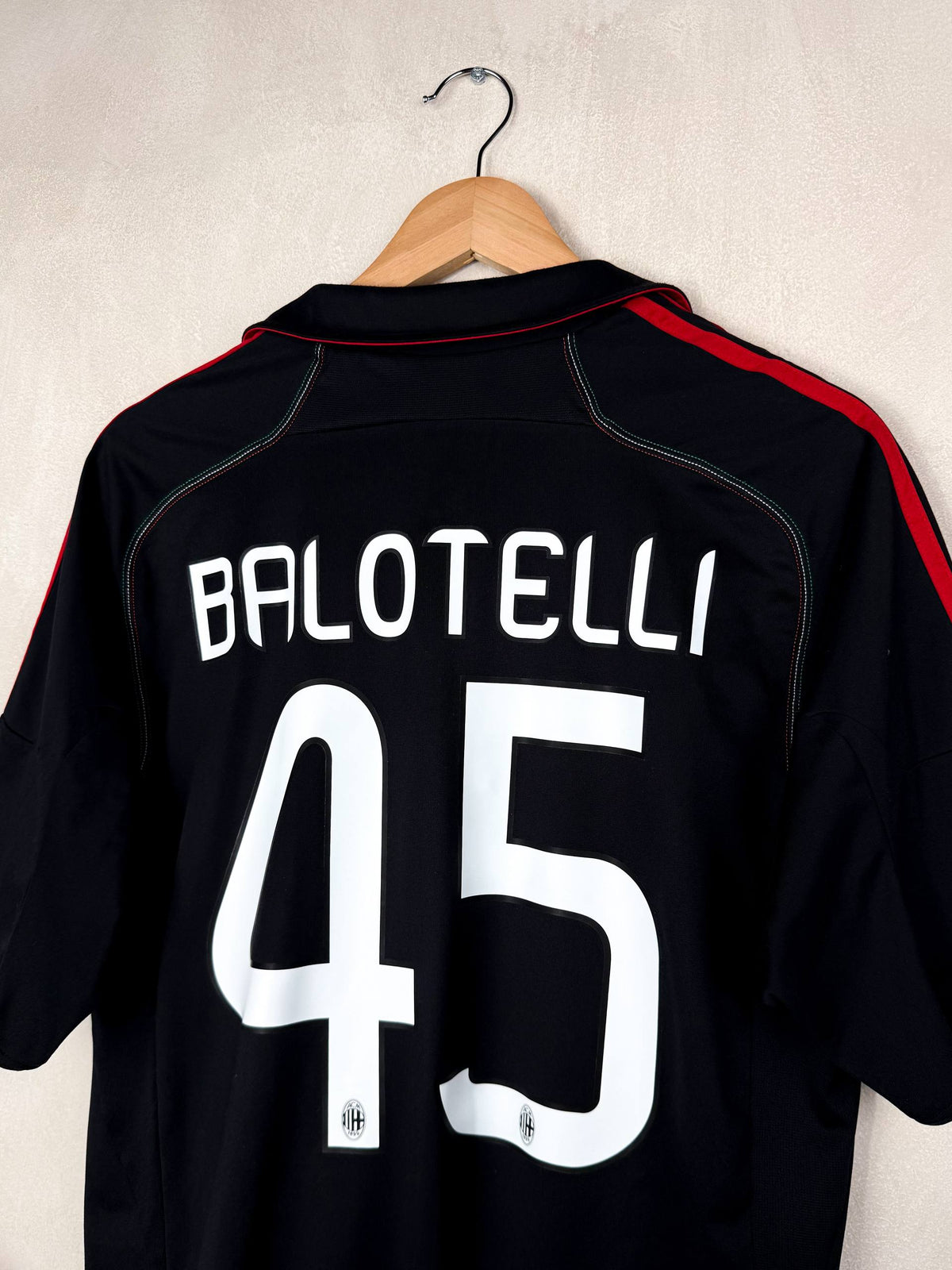 AC MILAN 2012/2013 HOME SHIRT #45 BALOTELLI [L]