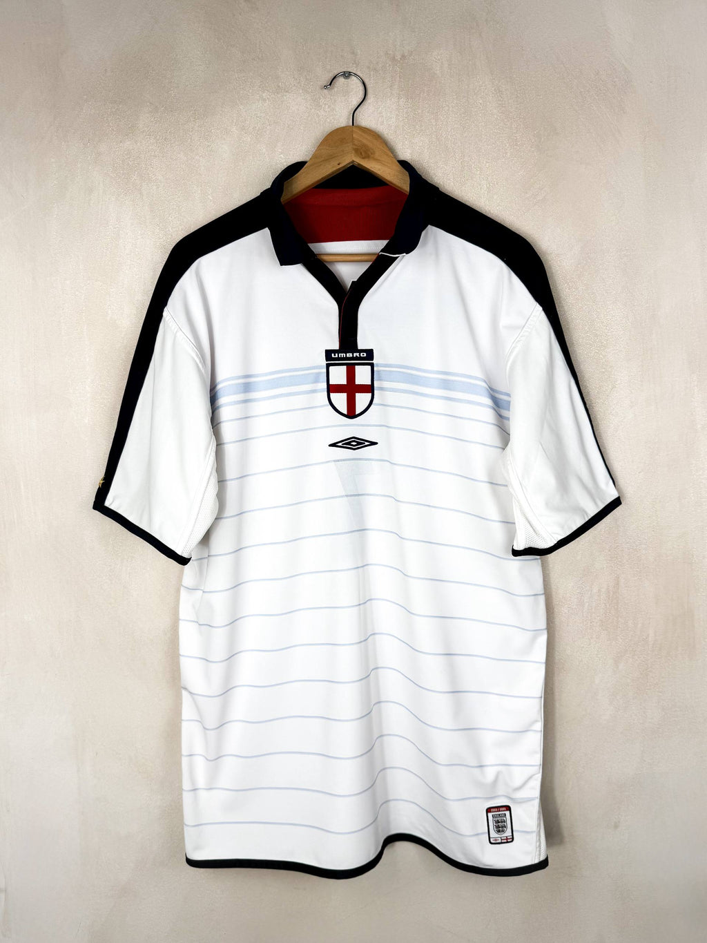 ENGLAND 2003/2005 HOME SHIRT #7 BECKHAM [XL]