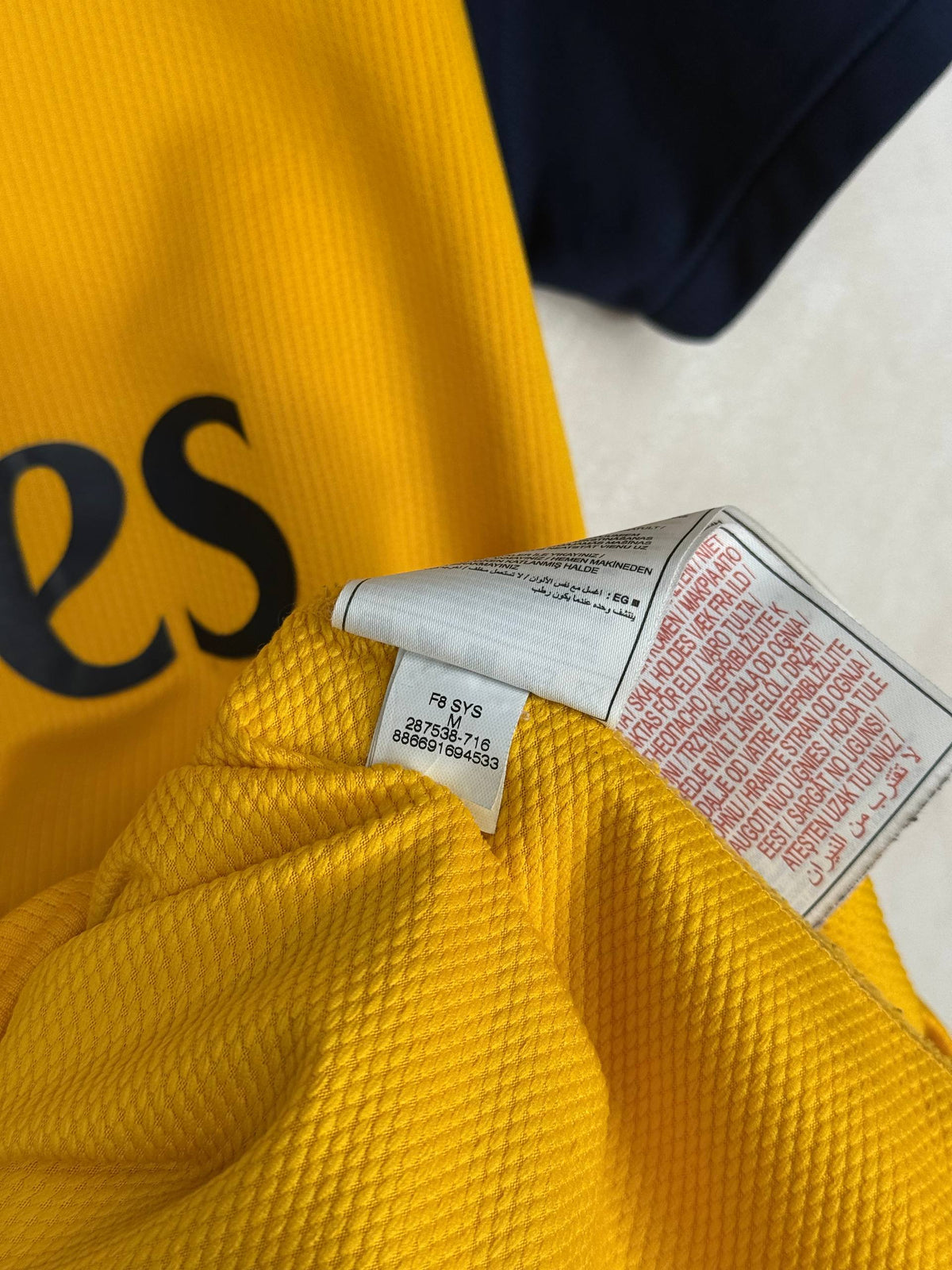 ARSENAL 2008/2009 AWAY SHIRT #4 FABREGAS [M]