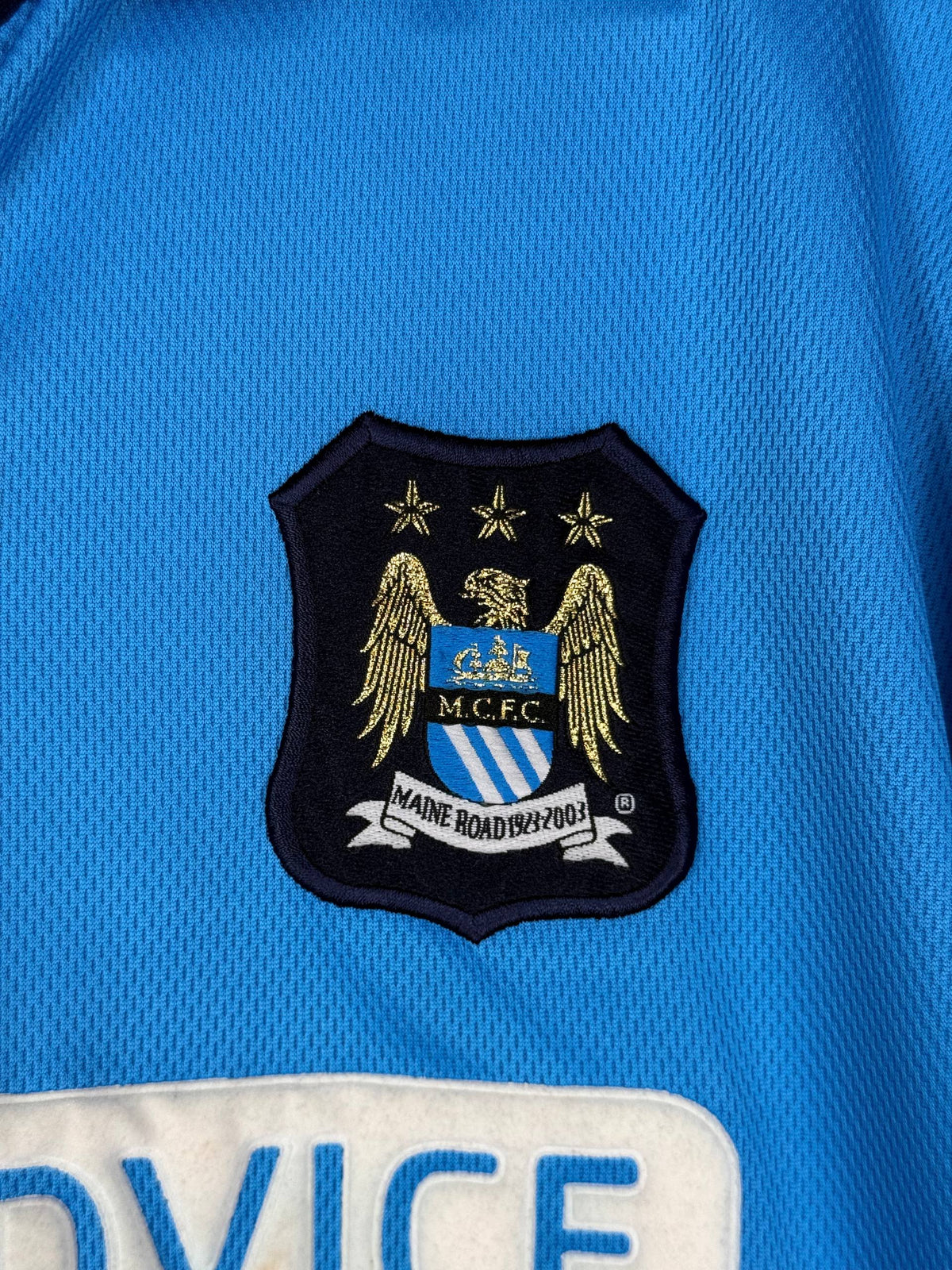 MANCHESTER CITY 2002/2003 HOME SHIRT #15 HAALAND [L]