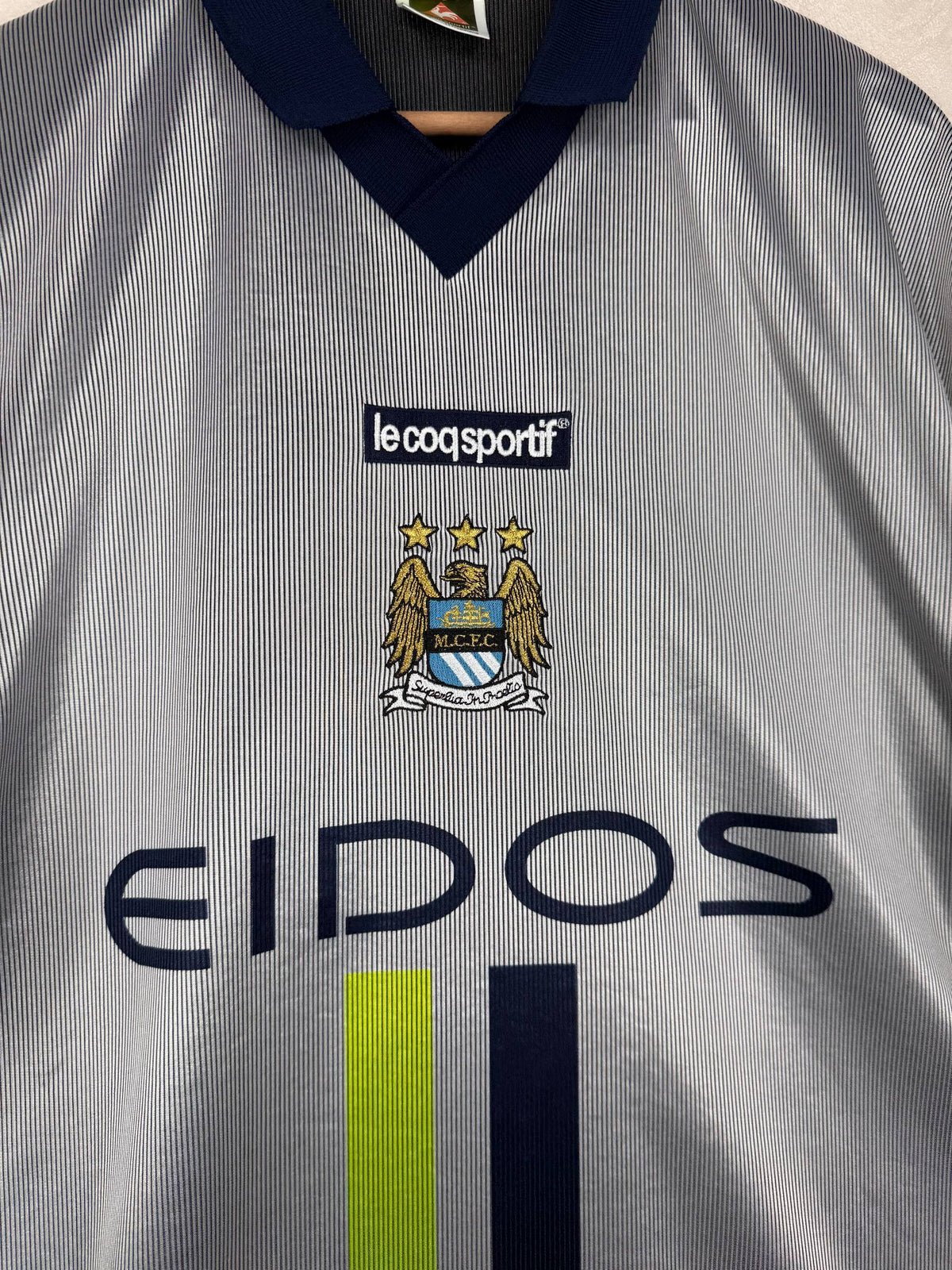 MANCHESTER CITY 2000/2002 AWAY SHIRT #15 HAALAND [XL]