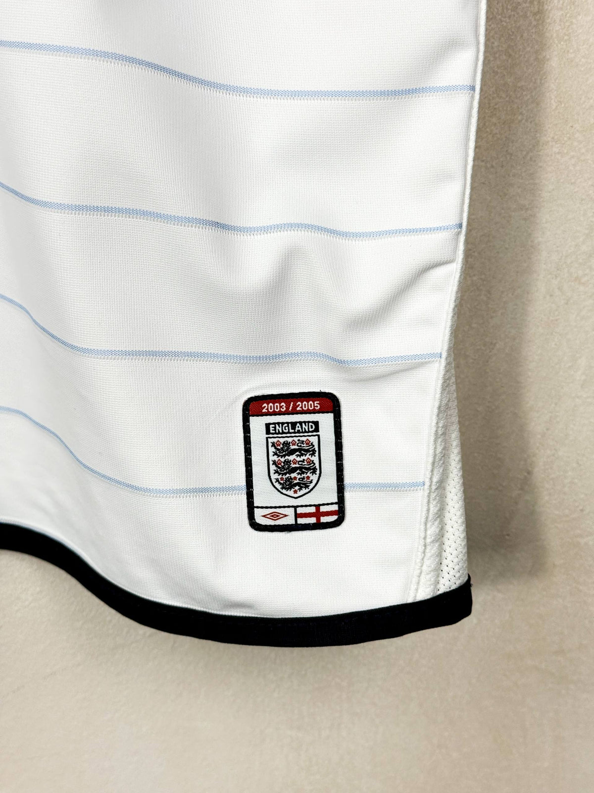 ENGLAND 2003/2005 HOME SHIRT #7 BECKHAM [XL]