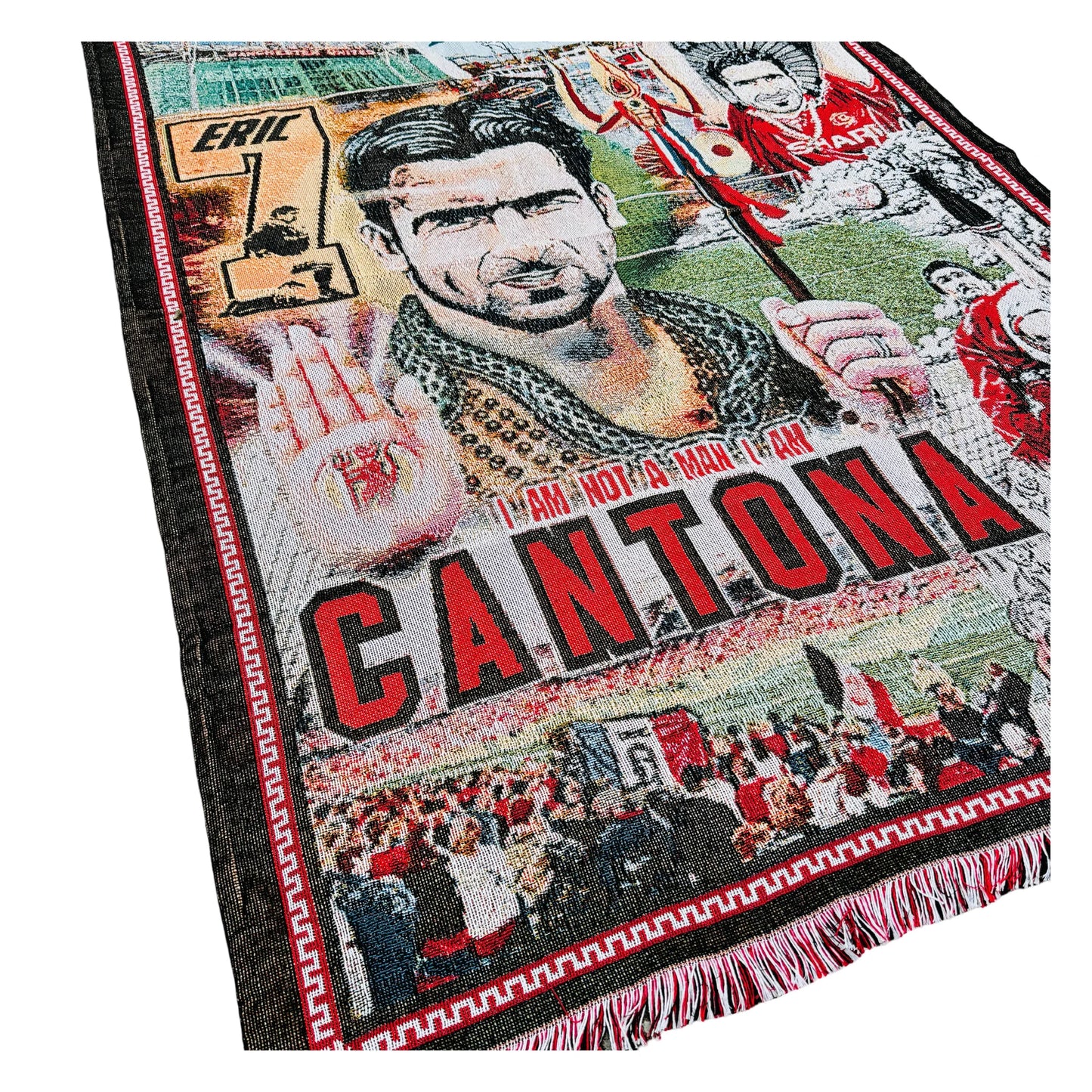 Woven I Am Not A Man I Am Cantona Rug