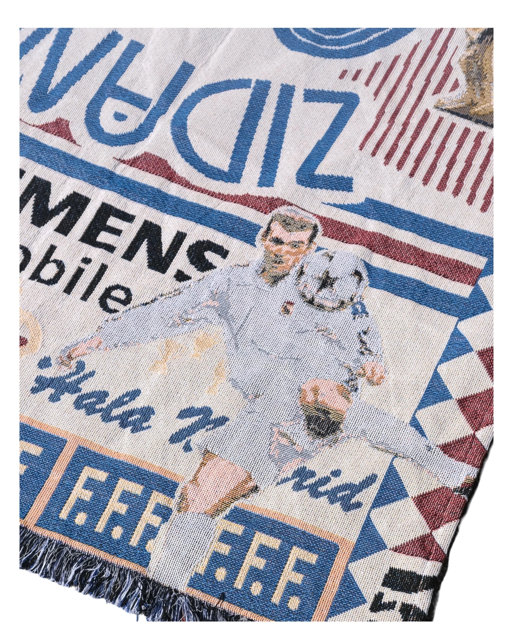Woven Zidane Madridista / France Rug